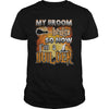Image of BUILDER Halloween Shirts My Broom broke T Shirts