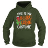 Image of THIS IS MY SCARY WINE COSTUME T SHIRT HALLOWEEN SHIRT