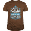 Image of Keep calm SANTACRUZ, SANTACRUZ tshirt