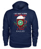 Image of Philadelphia Eagles I Just Want To Drink Hot Chocolate And Watch Eagles Collection T-shirt 2018