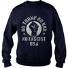Image of No Trump No Fascist USA protest shirt