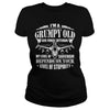 Image of Men's I'm A Grumpy Old Air Force Veteran My Level Of Sarcasm