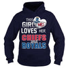 Image of Girl Loves Chiefs And Royals TShirt