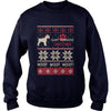 Image of GIANT SCHNAUZER CHRISTMAS WOOF WOOF WOOF SWEATER
