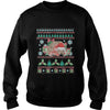 Image of Hedgehog Pet Lover Ugly Christmas T-shirt