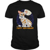 Image of halloween corgi mummy T shirt