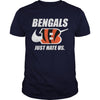 Image of Bengals Just Hate Us T-shirt, Bengals Just Hate Us Hoodies