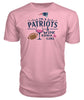 Image of New England Patriots I'm a Patriots and Wine kinda girl T-shirt