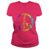 Image of Colored nature animal peace sign