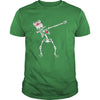 Image of Dabbing skeleton Nurse Funny Halloween T-shirt