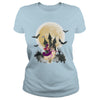 Image of WITCH DANCE UNDER THE MOON T SHIRT HALLOWEEN SHIRT