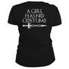 Image of A Girl Has No Costume No Name Funny Halloween