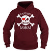 Image of Captain Mom Pirate Theme T-Shirt Halloween