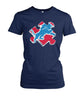 Image of Detroit Lions - Lions and Puzzle T-shirt
