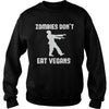 Image of Halloween - Zombies Don't Eat Vegans Funny Halloween