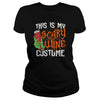 Image of THIS IS MY SCARY WINE COSTUME T SHIRT HALLOWEEN SHIRT