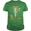 Image of Skeleton Tuxedo Spooky Funny Halloween T-Shirt
