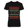 Image of Women's Christmas Reindeer Snowflakes Sweater Pullove