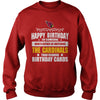 Image of happy birthday with the cardinals