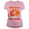 Image of HALLOQUEENS ARE BORN IN SEPTEMBER T SHIRT
