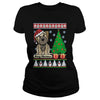 Image of BORDER TERRIER UGLY CHRISTMAS T-SHIRT