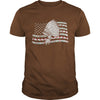Image of NATIVE AMERICAN T SHIRT NATIVE IN MY FLAG US T SHIRT