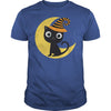 Image of Halloween Black Cat and Moon