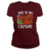 Image of THIS IS MY SCARY WINE COSTUME T SHIRT HALLOWEEN SHIRT