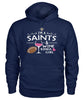 Image of New Orleans Saints I'm A Saints And Wine Kinda Girl T-shirt