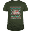 Image of Hedgehog Pet Lover Ugly Christmas T-shirt