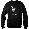Image of RED BALLOON WE ALL FLOAT DOWN CLOWN HORROR HALLOWEEN T-SHIRT