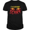 Image of I m ALREADY SCARY Halloween cat scared eyes