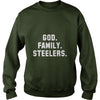 Image of God Family Steelers T Shirt For Mens, Womens-