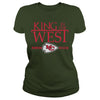 Image of kansas city chiefs West King In The Champions Tshirt