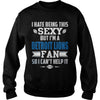 Image of I Hate Being This Sexy But Iam Lions Fan TShirt