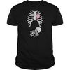 Image of Womens pregnancy announcement tshirt baby xray