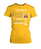 Image of San Francisco 49ers I Just Want To Drink Wine And Watch My 49ers Beat Your Team's Ass Apparel 2018