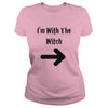 Image of Mens Mens Halloween Couples Costume Shirt Im With The Witch
