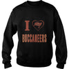 Image of I Love Buccaneers Team TShirt