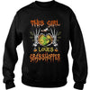 Image of This Girl Loves Grasshopper Halloween
