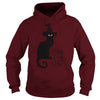 Image of black cat magic witch halloween