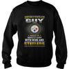 Image of NFL-STEELERS 163 GUY LOVES WINE
