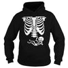 Image of Baby Skeleton Ribs Halloween Maternity Pregnant T-shirt