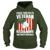 Image of I Have Two Titles Veteran And Grandpa T-shirt
