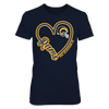 Image of Los Angeles Rams - Dickerson - Heart Script