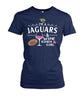 Image of Jaguars - I'm a Jaguars and wine kinda girl T-shirt