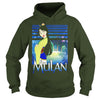 Image of Disney Mulan Green Dress Sparkles Graphic T-Shirt