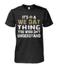 Image of New Orleans Saints We Dat Things T-shirt