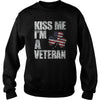 Image of KISS ME I'M A VETERAN T SHIRT