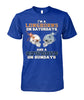 Image of I'm a Longhorns on Saturday and a Cowboys on Sunday Limited Edition T-shirts